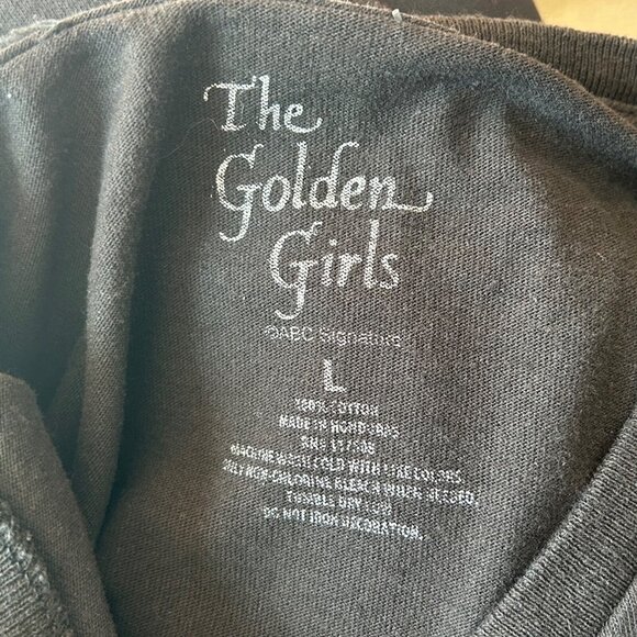 The Golden Girls Sophia Savage T-Shirt in Black 80's Size L 100% Cotton - Picture 4 of 4